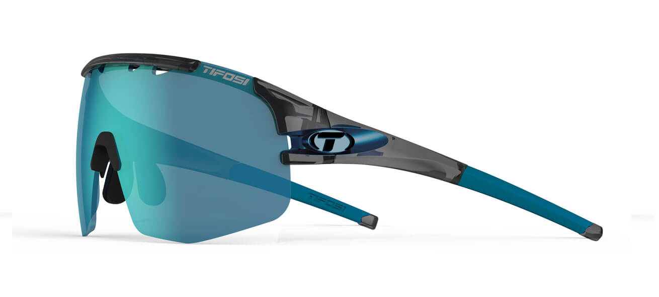 LENTES TIFOSI SLEDGE LITE, CRYSTAL SMOKE CLARION BLUE/AC RED/CLEAR