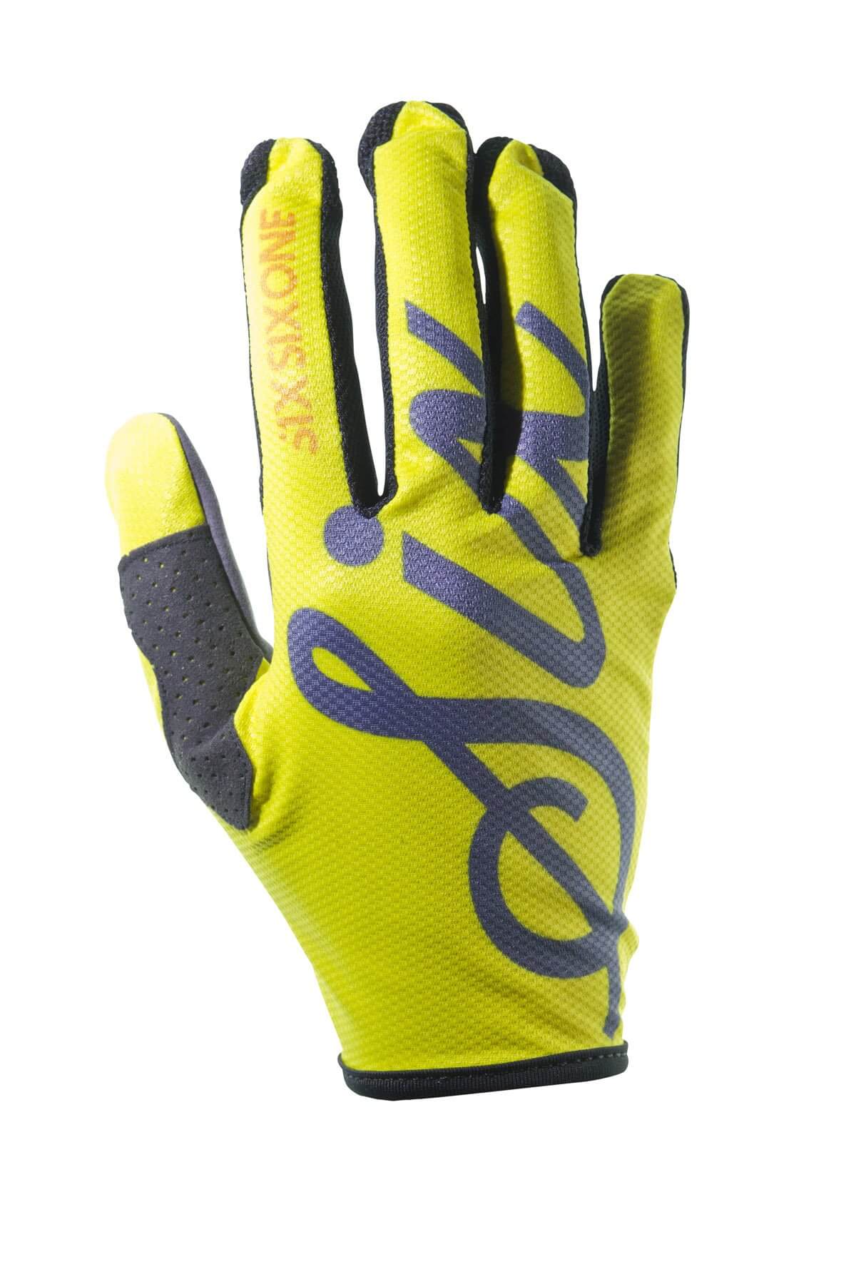 GUANTE SIX SIX ONE YOUTH COMP GLOVE YLLW SCRIPT