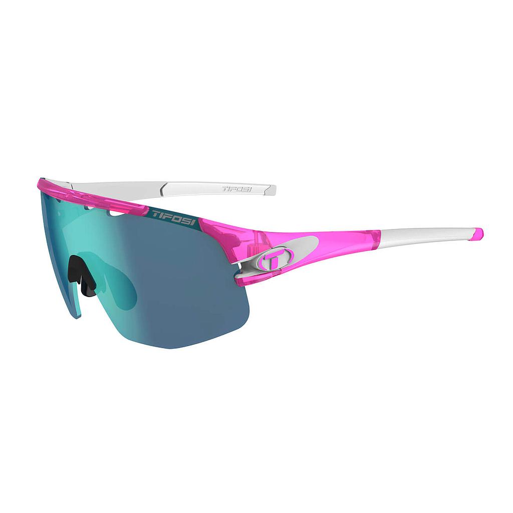 LENTES TIFOSI SLEDGE LITE, CRYSTAL PINK CLARION BLUE/AC RED/CLEAR