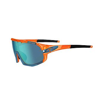 LENTE TIFOSI SLEDGE, CRYSTAL ORANGE CLARION BLUE/AC RED/CLEAR