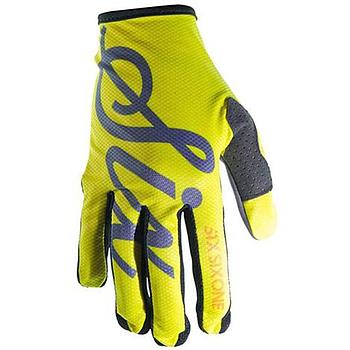 GUANTE SIX SIX ONE YOUTH COMP GLOVE YLLW SCRIPT